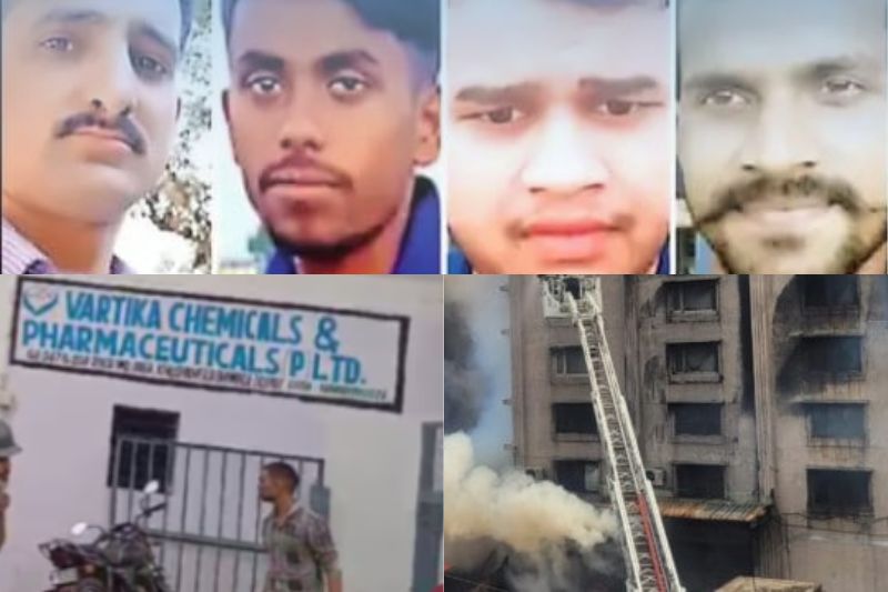 khushkhera news fire aciident in Vartika Chemicals and pharaceuticals